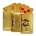 Waterproof Golden Playing Cards